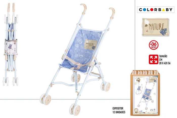 Sillita muñecas paraguas Nature Blue Marca ColorBaby Imagen principal del producto