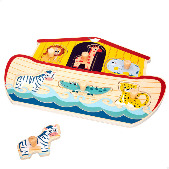 PUZZLE MADERA ARCA NOE 28X22 CM WOOMAX | COLORBABY WOOMAX | 1 UNIDAD | 8412842475670