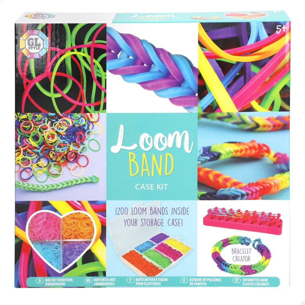 SET CREA TUS PULSERAS DE BANDAS | COLORBABY | 1 UNIDAD | 8412842477384