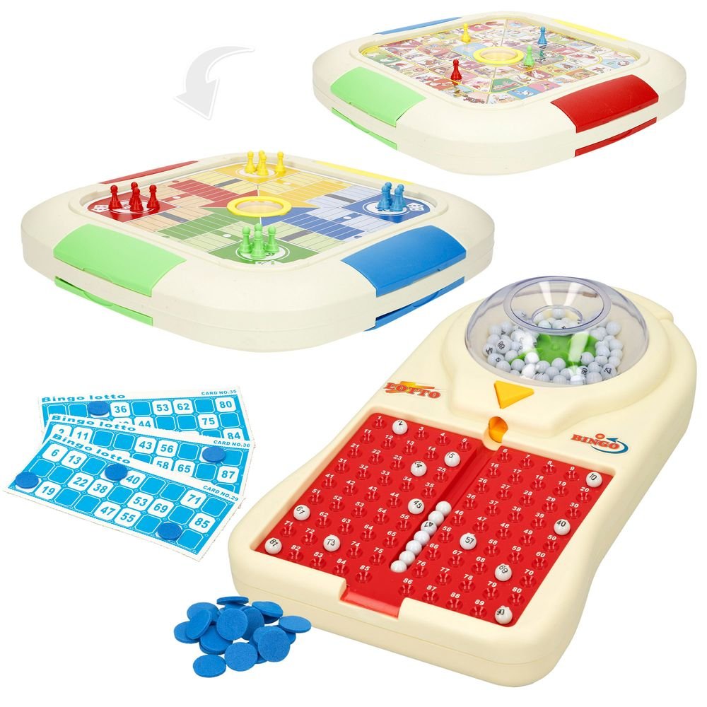 3 JUEGOS EN 1 PARCHIS-OCA-BINGO ELECTRONICO | COLORBABY | 1 UNIDAD | 8412842479456