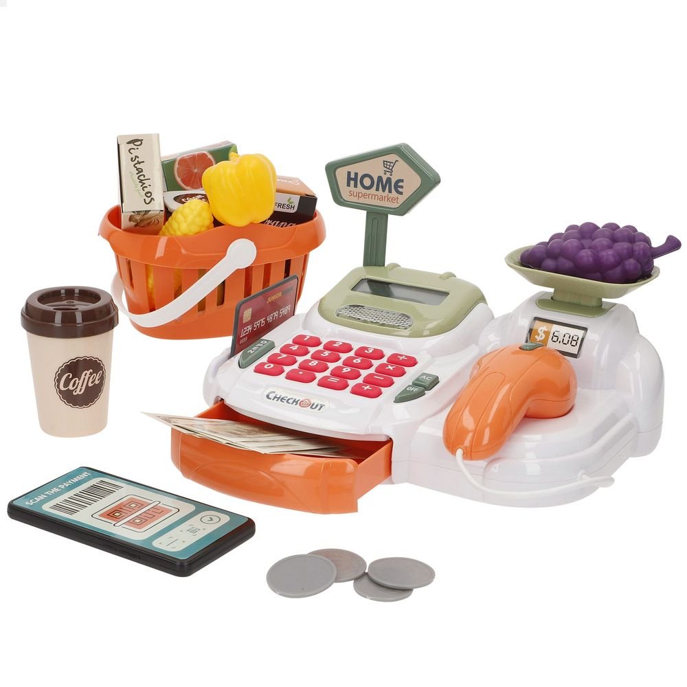 Caja Registradora interactiva con accesorios Marca Colorbaby Imagen principal del producto