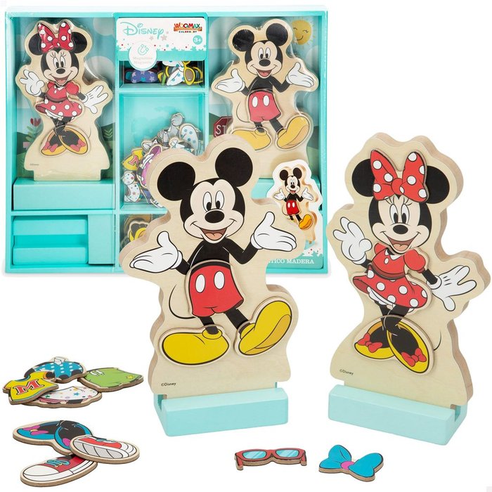 DISNEY SET VESTIDOS MADERA MAGN 34X28 CM MINNIE WOOMAX | COLORBABY WOOMAX | 1 UNIDAD | 8412842487253 Imagen principal del producto