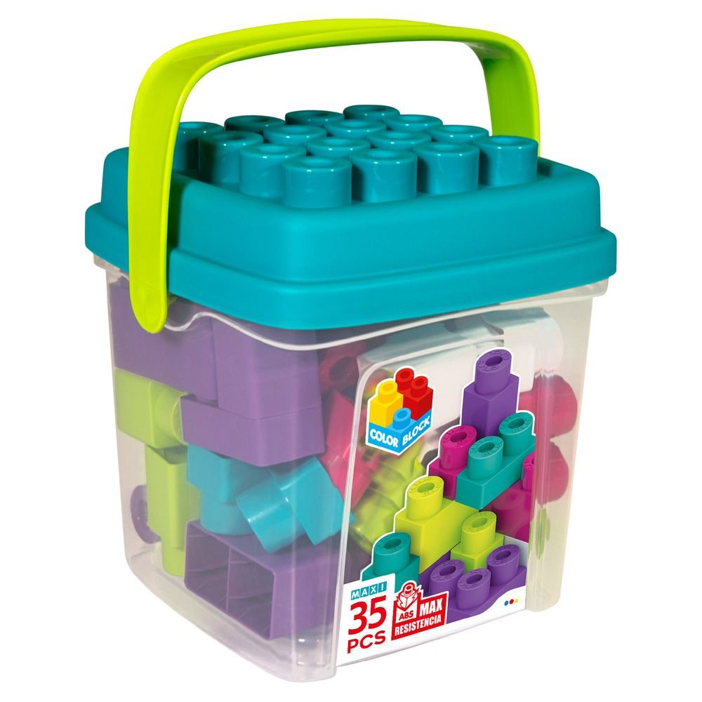 Cubo 35 Piezas Color Block Trendy Marca Cologbaby Imagen principal del producto
