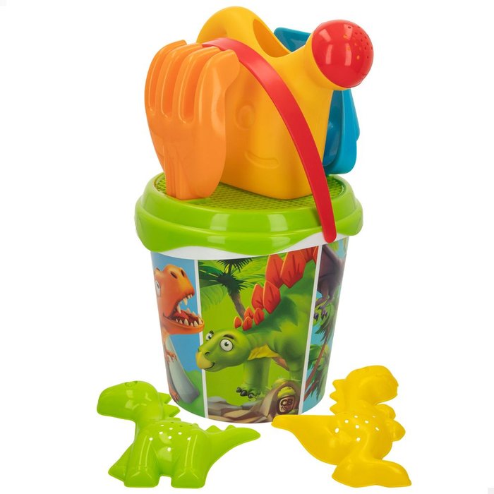 SET CUBO PLAYA + ACCESORIOS DINOSAURIOS | COLORBABY | 1 UNIDAD | 8412842495531 Imagen principal del producto