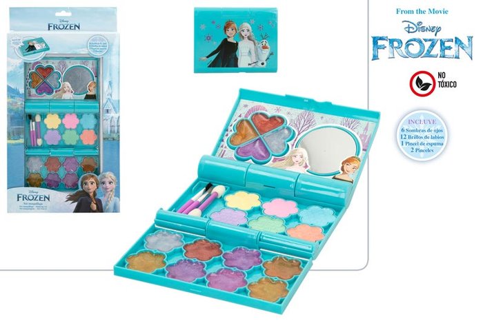Estuche maquillaje 3 niveles Frozen Colorbaby