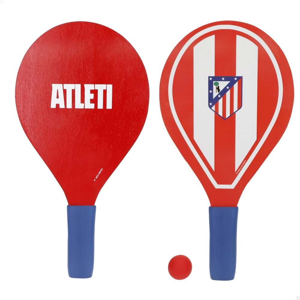 Set Palas Playa Madera con Bola Atleti Colorbaby