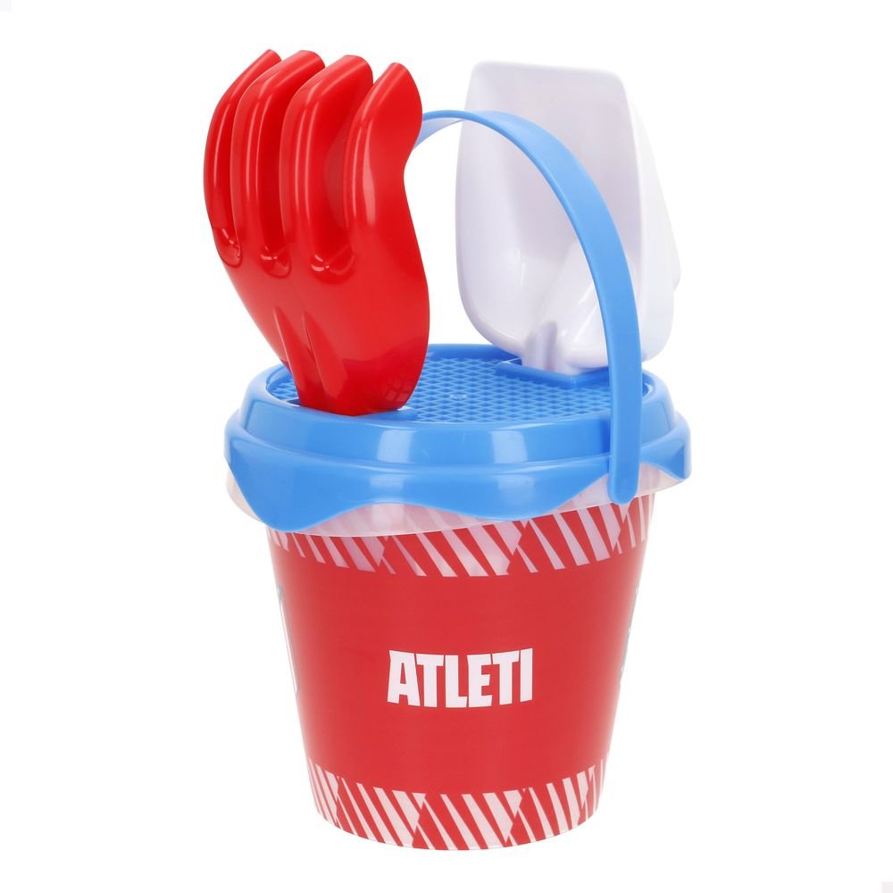 Cubo Playa Atleti y Accesorior D14cm Marca Colorbaby