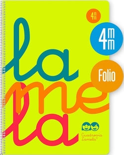 ✅ BLOC LAMELA 5MM ESPIRAL MUELLE FOLIO 80H 90GR CUADROVIA PLASTIC AMARILLO Imagen secundaria del producto