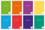 Paq/6 libreta grapada A4 48h 90g cuadricula 5x5 c/m colores surtidos