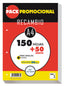 PACK PROMOCIONAL RECAMBIO A4 CUADRO 4MM 90G 200H 4 TALADROS | 1 UNIDADES | (PACSA)