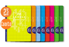 Bloc Espiral Estándar Liso 90g | Lamela | Cartón | Formato Estándar | Pack 10 Unidades