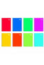 Paq/6 libreta grapada a4 48h 90g cuadricula 46 c/m colores surtidos