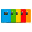 Bloc Espiral A4 Liso 100H 90g | Lamela | Cartón | Formato A4 | Pack 5 Unidades