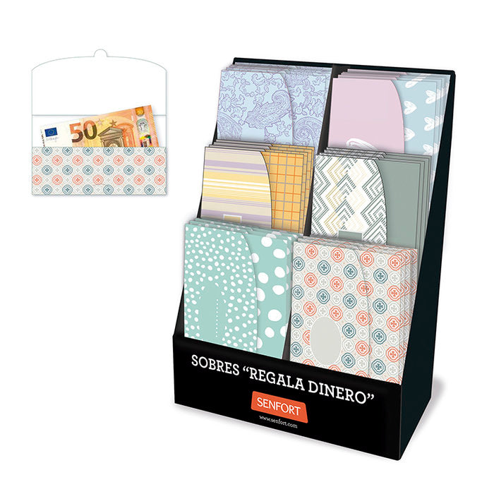 Expositor 36 Sobres Regala Dinero Decorados Imagen principal del producto