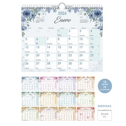 Calendario 2026 vintage SENFORT en A3