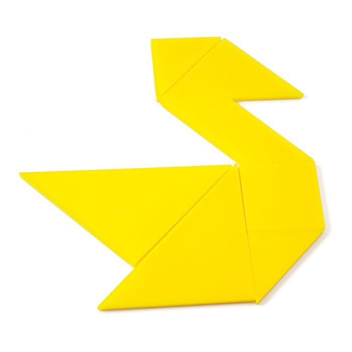Juego Miniland Set 12 Tangrams
