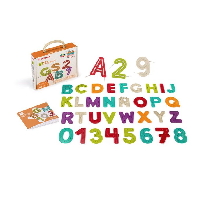 Juego Eco Activity 123 Abc Miniland Imagen principal del producto