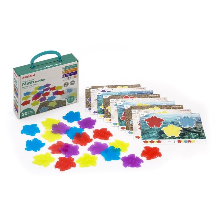 Juego Tortugas Translucidas para Mesas de Luz Miniland Imagen principal del producto