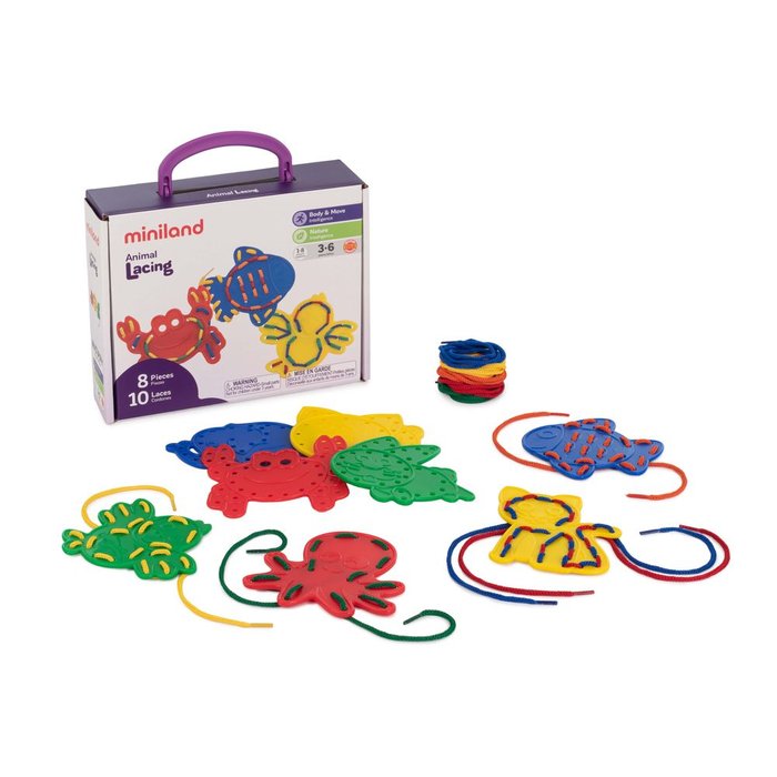 Juego Animal Lacing MINILAND