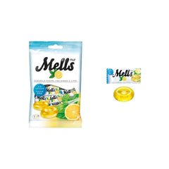 BOLSA CARAMELOS MELLS LIMON MENTOL SIN AZUCAR 80 GR | VIDAL GOLOSINAS | ENVASE 12 UDS. UNIDAD | 18413178266908