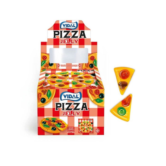 Golosina Pizza Jelly 66 g Pack 11 unidades Vidal Golosinas