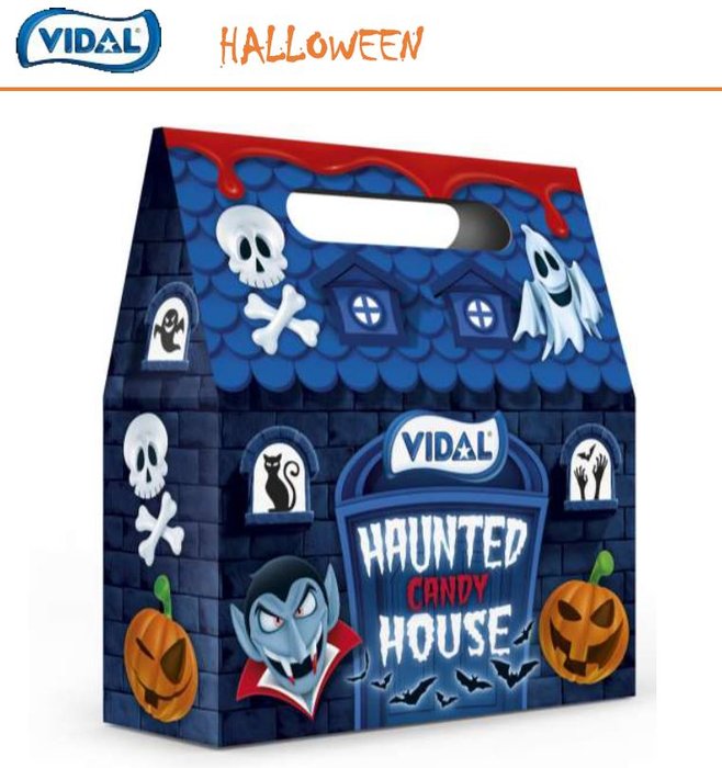 Golosina Halloween Casa Encantada Cajita 200 g Vidal Golosinas