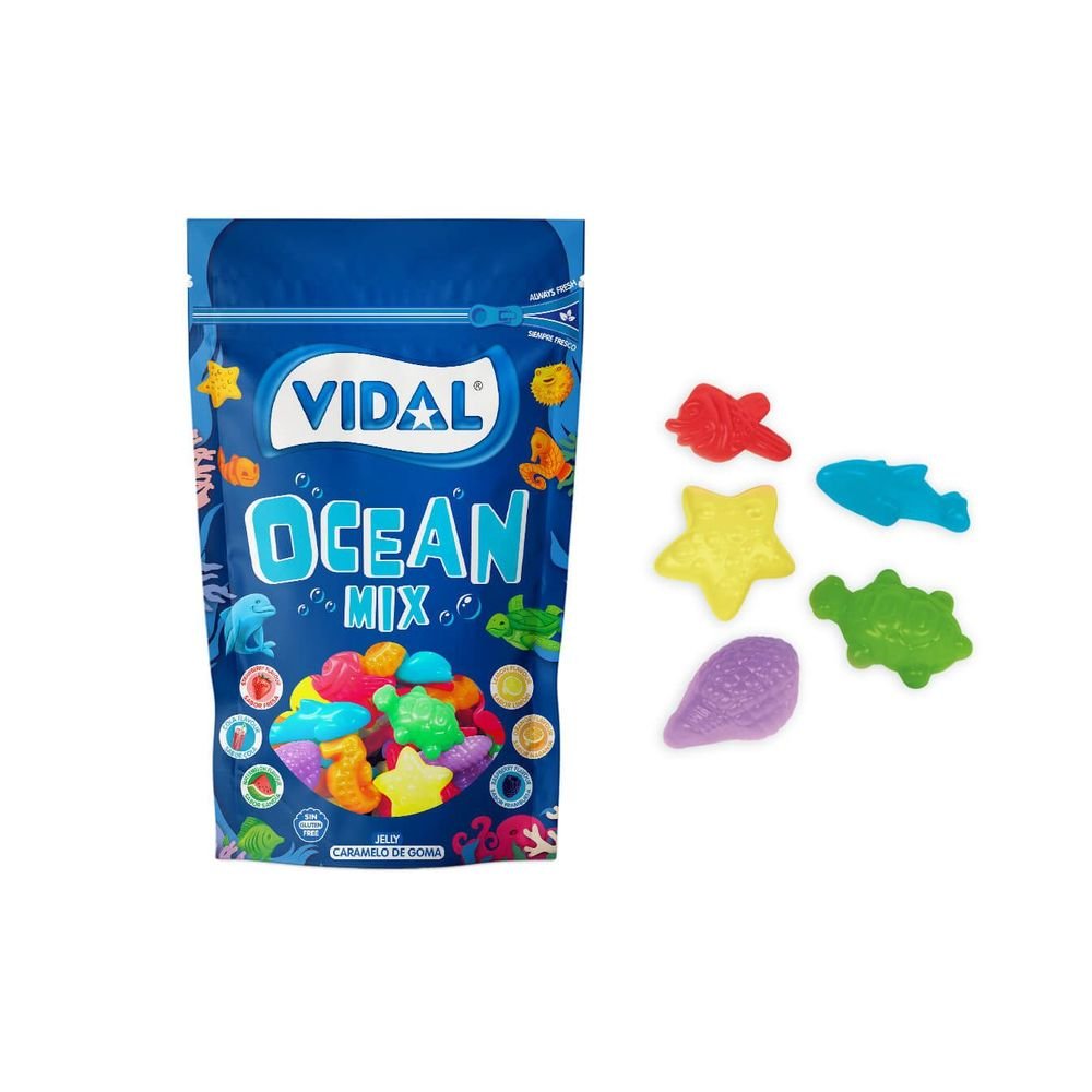 BOLSA GOLOSINA OCEAN MIX DOYPACK 180G | VIDAL GOLOSINAS | 1 UNIDAD | 18413178391136