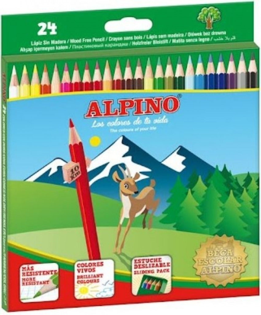 Estuche 24 lapices colores alpino surtidos Imagen principal del producto