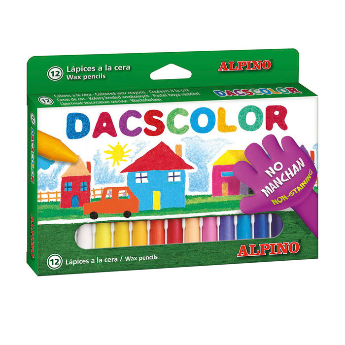 Cera Dacscolor 12 Colores Surtidos Marca DACS Imagen principal del producto