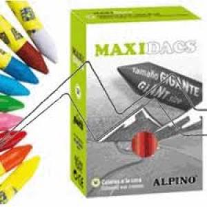 Ceras Blandas Maxidacs Ocre Marca DACS Pack 12 Imagen principal del producto