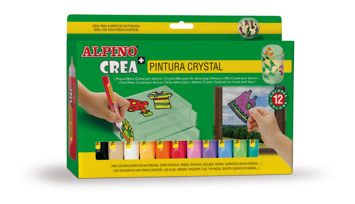 Pintura de Cristal Alpino Crea C/12