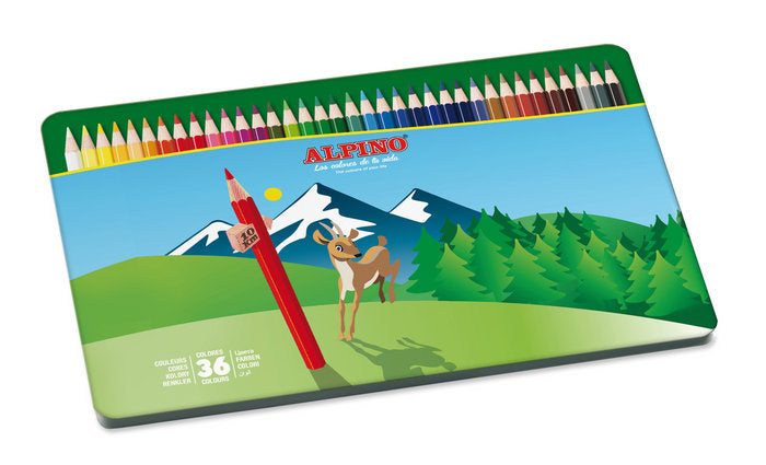 LAPIZ ALPINO 36 COLORES METAL | 1 UNIDADES | (ALPINO)