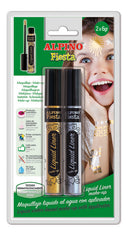 MAQUILLAJE LIQUIDA LINER ORO & PLATA 6 GR BLISTER 2 UNIDADE | 1 UNIDADES | (ALPINO)