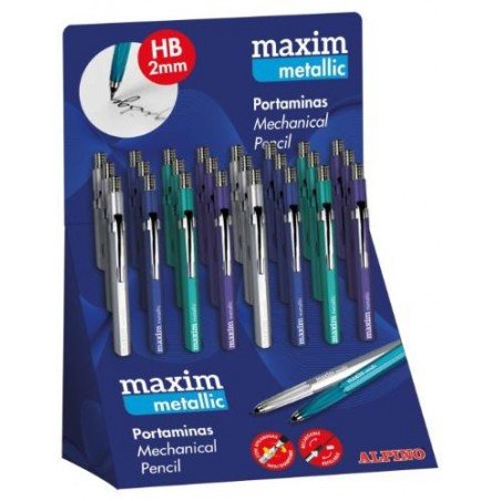 Expositor 24 Portaminas Alpino Maxim 2 mm Metallic Imagen principal del producto