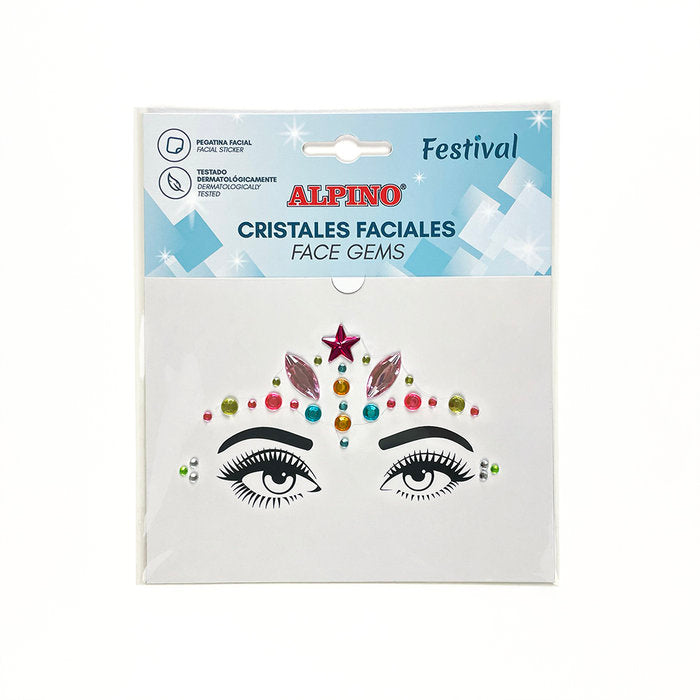 SET CRISTALES FACIALES FESTIVAL BLISTER 1 UD | 1 UNIDADES | (ALPINO) Imagen principal del producto