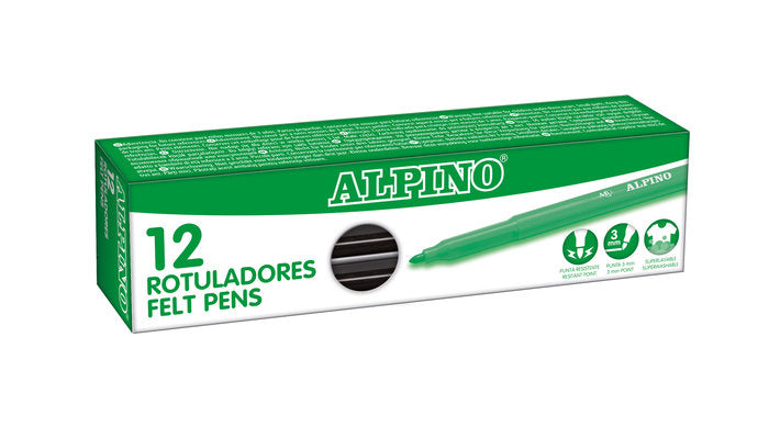 Rotulador Alpino Negro Imagen principal del producto