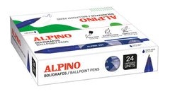 CAJA 24 BOLIGRAFOS ALPINO DOT 1MM UNICOLOR AZUL | 24 UNIDADES | (ALPINO)