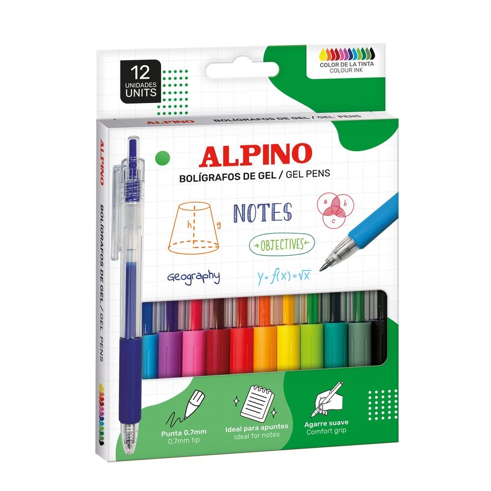 Boligrafo Retractil Alpino Line Gel 0,7 Multicolor
