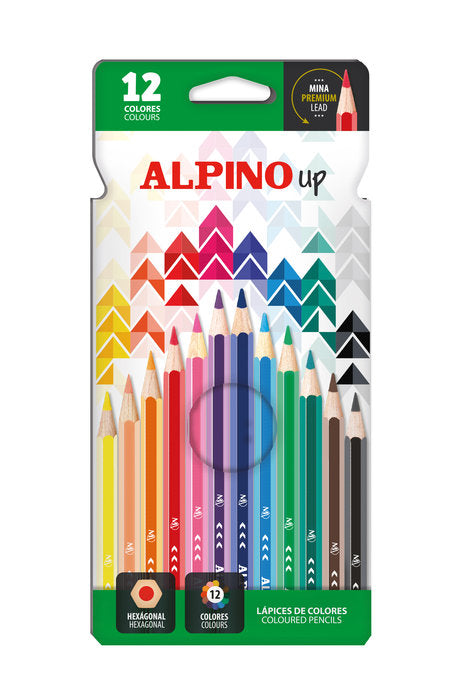 Estuche 12 lapices colores alpino up colores surtidos Imagen principal del producto