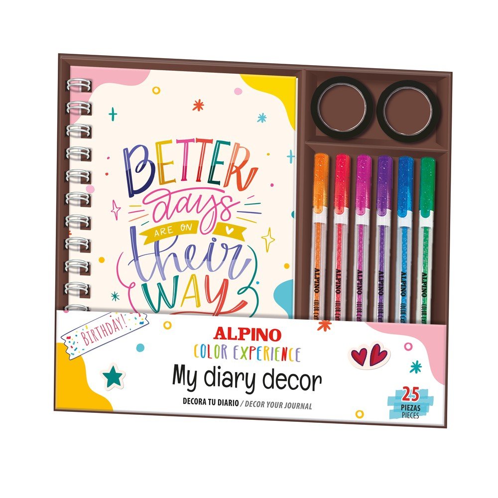 Set Alpino Colorexperience Decor Mini Diario Marca Alpino
