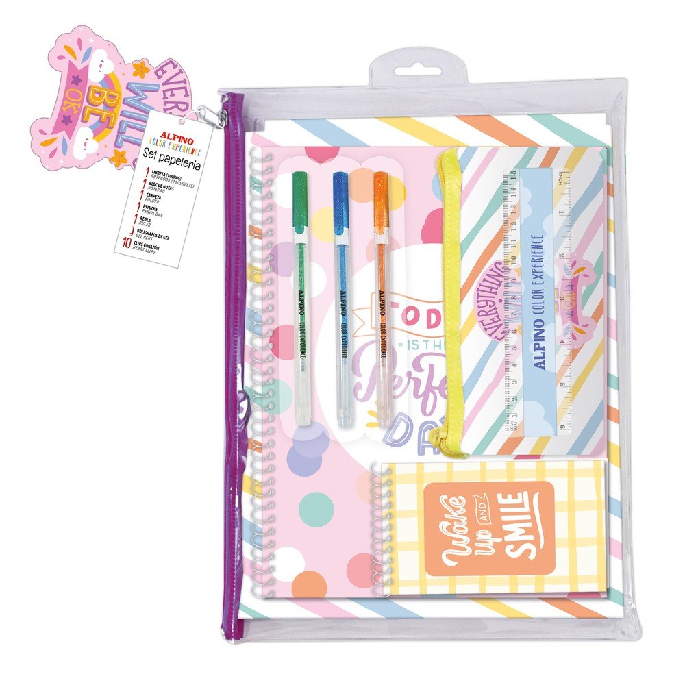 Set Papelería Alpino Colorexperience Be Ok