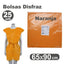 Bolsa disfraz 65x90 cm 25 unidades Naranja GRAFOPLAS