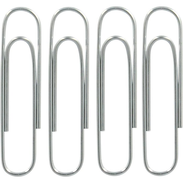 Pack 10 cajas con 80 clips galvanizados 50mm nº 4 grafoplas