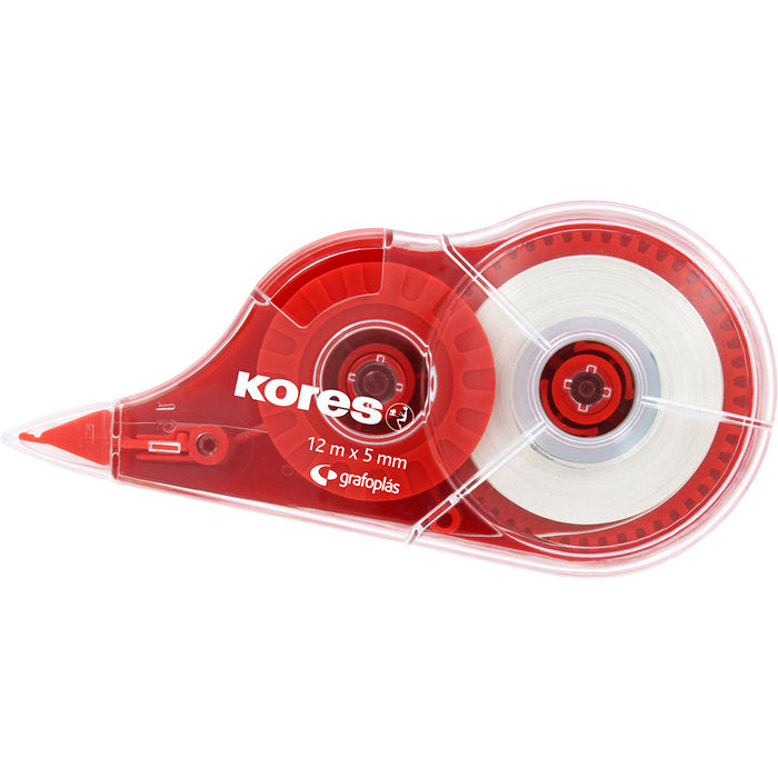 BLISTER CINTA CORRECTORA 5MMX12M KORES | 24 UNIDADES | (GRAFOPLAS) Imagen principal del producto