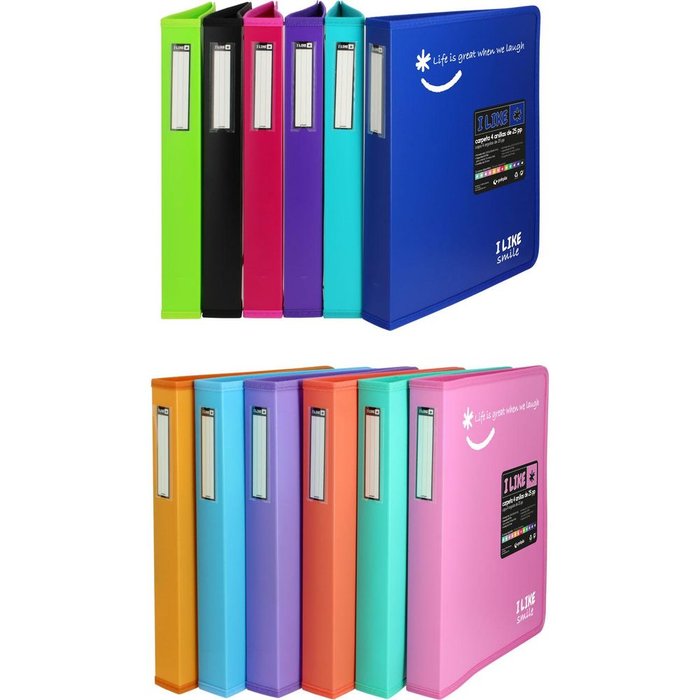 Carpeta 4 Anillas 25 mm A4+ PP Like2 Fucsia GRAFOPLAS Diseño