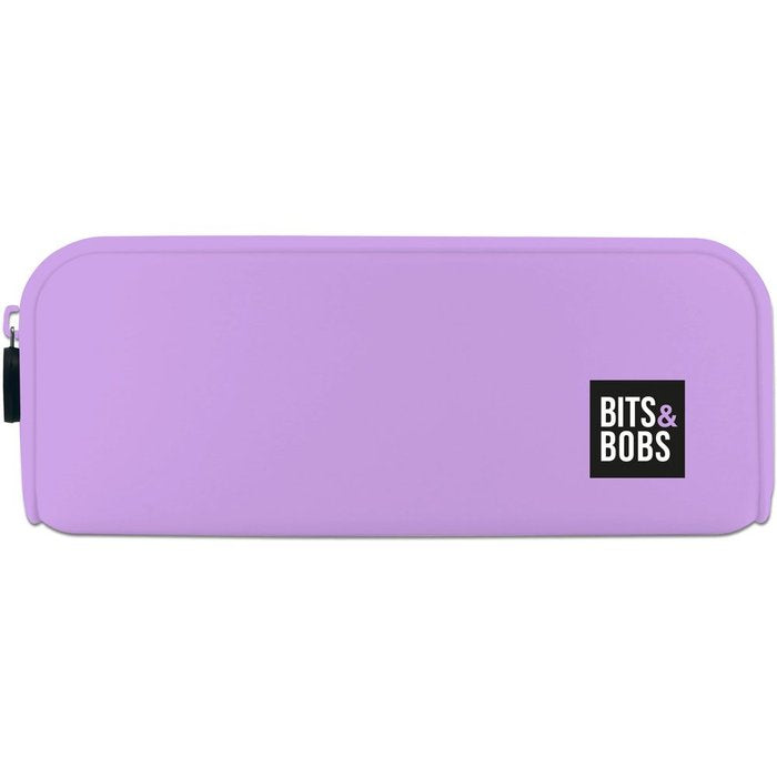 PORTATODO SILICONA LAVANDA PASTEL BITS&BOBS | GRAFOPLAS DISEÑO