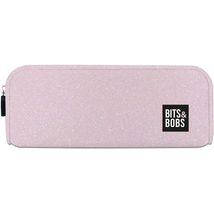 PORTATODO SILICONA ROSA GLITTER BITS&BOBS | GRAFOPLAS DISEÑO