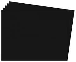 Paq/25 Cartulina Fixo 50x65 180g. Negro Imagen principal del producto