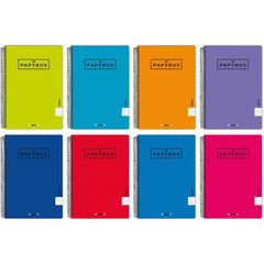 Bloc Espiral A4 Liso 80H 90g | Grafoplas | Polipropileno | Formato A4 | Pack 1 Unidades