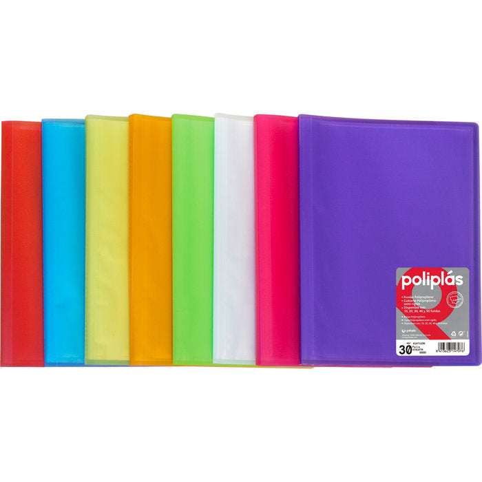 Carpeta Fº 10 Fundas Soldadas Translucidas Fucsia GRAFOPLAS Imagen principal del producto